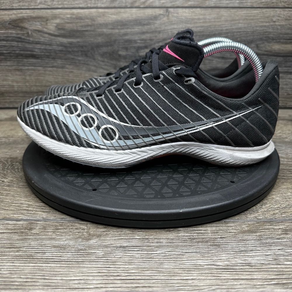 Saucony Velocity MP Men's Mid-Distance Track Shoes Black Vizi Size 9.5 - Picture 2 of 8